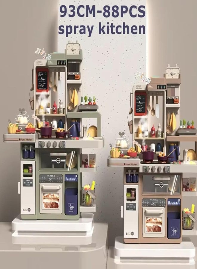 CIRBOX 88 PCS Big Kitchen Playset with Cereal Container & Mini Planter Kitchen Toy for Boys Girls- Pretend Food for Toddlers Kids Toy Set (3-10 Years)(Multicolor) - Image 2